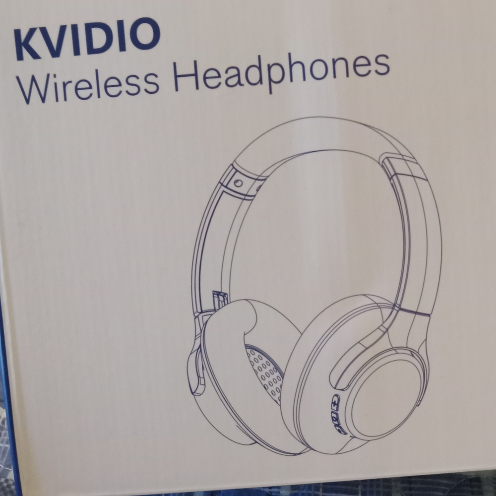 Wireless On-Ear Headphones — New In Box. Black.